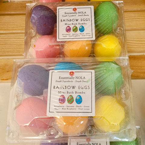 Holiday Bath Bomb - Rainbow Easter Egg - 6 pack